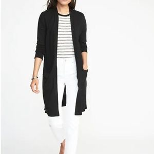 Super-Long Open-Front Sweater for Women